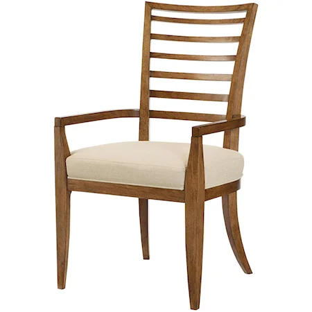 Dining Arm Chair with Ladder Back